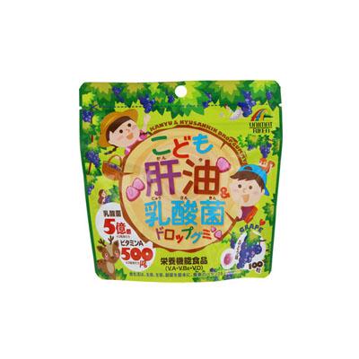 他サイト： こども肝油&乳酸菌ドロップグミ 100粒入り 4903361440965の商品画像