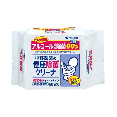他サイト： 小林製薬の便座除菌クリーナつめ替用 50枚入4987072003022 の商品画像