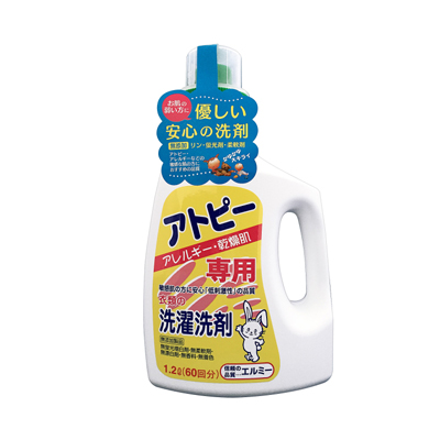 他サイト： エルミー アトピー専用衣類の洗濯洗剤 1.2L 4983239051509の商品画像