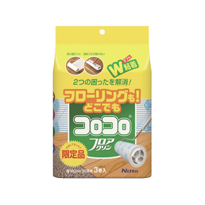 他サイト： ニトムズ コロコロ フロアクリンスペアテープ 30周限定品3巻入 4904140583538の商品画像
