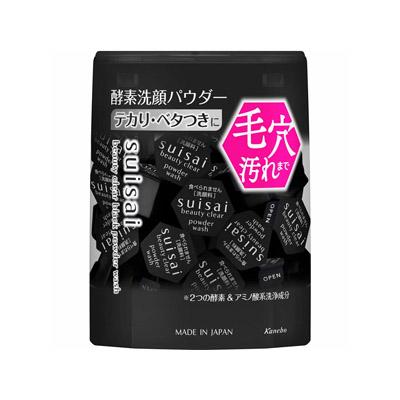 他サイト： カネボウ スイサイ ビューティクリア ブラックパウダーウォッシュ 0.4g×32個入 4973167030141の商品画像