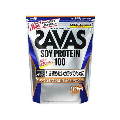 他サイト： ザバス ソイプロテイン ミルクティー風味 900g 4902777308517の商品画像