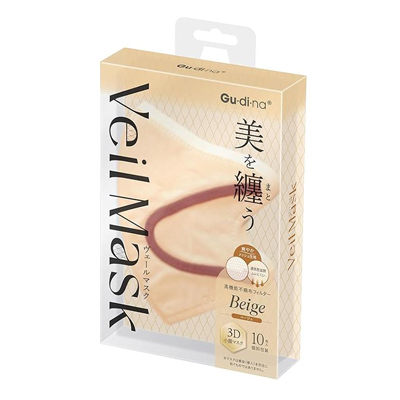他サイト： Gu・di・na ヴェールマスク ベージュ 10枚 4570093521349の商品画像