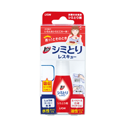 他サイト： LION ライオン トップ シミとりレスキュー 17ml (吸収シート5枚付き) 4903301723868の商品画像