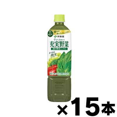 他サイト： 伊藤園 エコボトル 充実野菜 緑の野菜ミックス 740g×15本 ※他商品同時注文同梱不可 4901085626023の商品画像