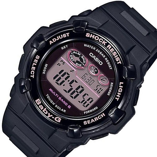 【GINGER掲載商品】時計カシオ/Baby-G【CASIO】ベビーG ソーラー電波腕時計 レディース