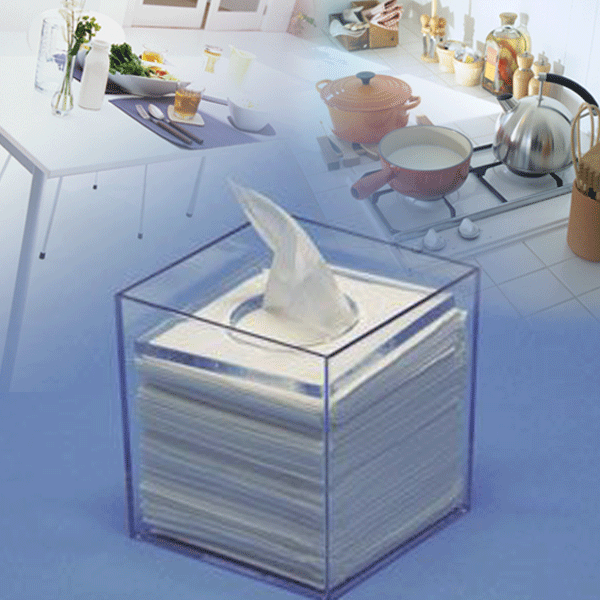 日本製 クリアで美しいティッシュケース 節約半分に切ったティッシュ用 ティッシュ ボックス 交換 替え 入れ ホルダー 19の通販はau Pay マーケット グットライフショップ