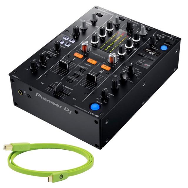 他サイト： Pioneer DJ DJM450 + OYAIDE製 高品質USBケーブルSET 【rekordbox対応 2ch DJミキサの商品画像