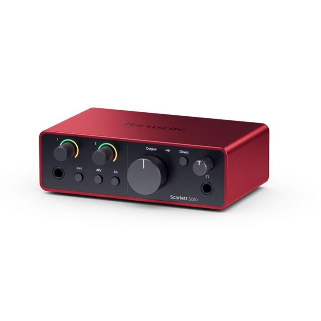 他サイト： Focusrite Scarlett Solo gen4(2in2out・USB-C オーディオインターフェイス)(フォーカスラの商品画像