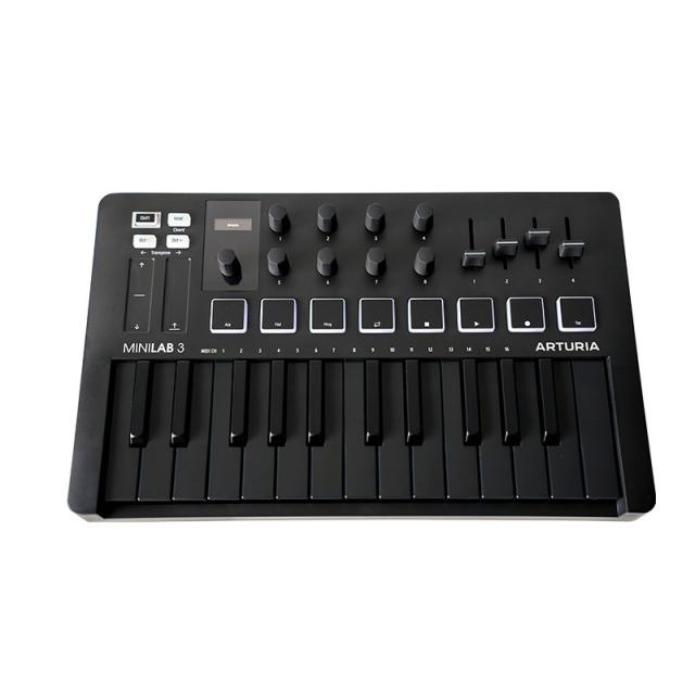 他サイト： Arturia MINILAB 3 DB 【NKS対応製品・Komplete 15 Select無償提供】(Deep Blackの商品画像