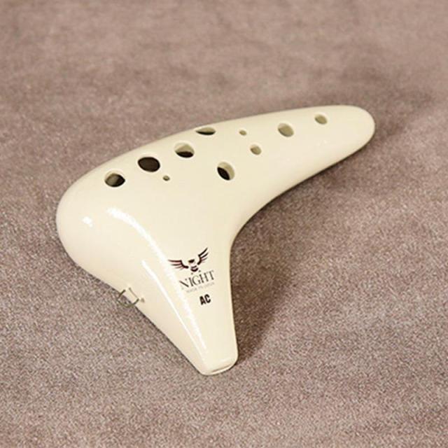 他サイト： NIGHT OCARINA ナイトオカリナ クラシック アルトC調 C-ACI カラー:アイボリー CLASSIC オカリーナの商品画像
