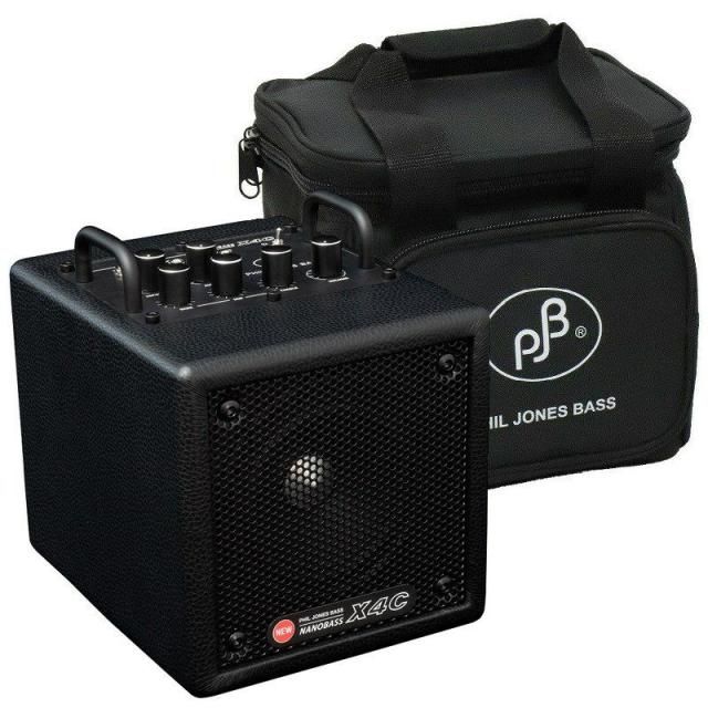 他サイト： PJB(Phil Jones Bass) NANOBASS X4C (BLACK) w/専用キャリングケースの商品画像