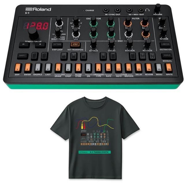 他サイト： Roland (Tシャツセット)ローランド S-1 TWEAK SYNTHESIZER (AIRA Compact) & S-1の商品画像