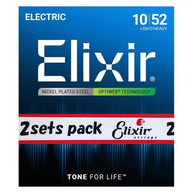 他サイト： ELIXIR Electric Nickel Plated Steel with OPTIWEB Coating 2SET PAの商品画像