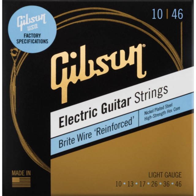 他サイト： Gibson Brite Wire ’Reinforced’ SEG-BWR10 (10-46)の商品画像