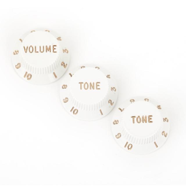 他サイト： Fender USA STRATOCASTER(R) KNOB SETS (WHITE)(#0992035000)の商品画像