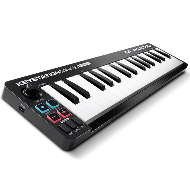 他サイト： M-AUDIO Keystation Mini 32 MK3 (キーステーション)(エムオーディオ)(MIDIコントローラー)の商品画像