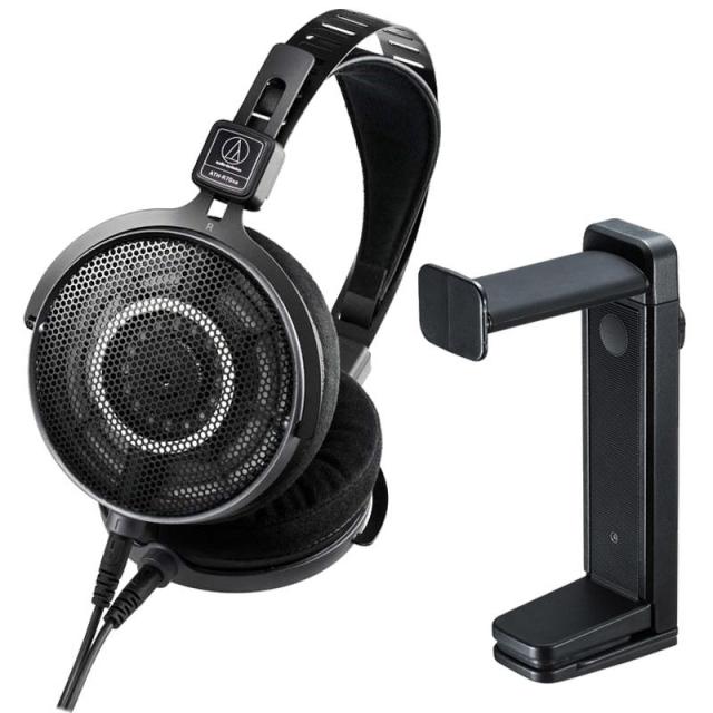 他サイト： audio-technica 【クリエイター応援キャンペーン】ATH-R70x+サンワサプライ PDA-STN25BK ヘッドフの商品画像