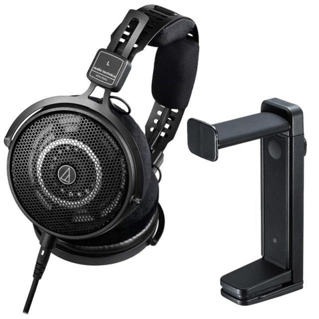 他サイト： audio-technica 【クリエイター応援キャンペーン】ATH-R50x+サンワサプライ PDA-STN25BK ヘッドフの商品画像