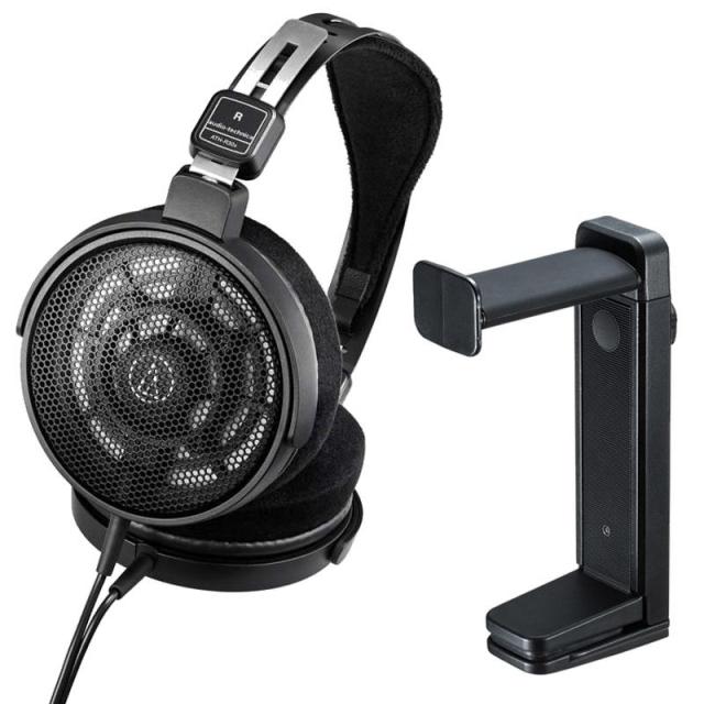 他サイト： audio-technica 【クリエイター応援キャンペーン】ATH-R30x+サンワサプライ PDA-STN25BK ヘッドフの商品画像