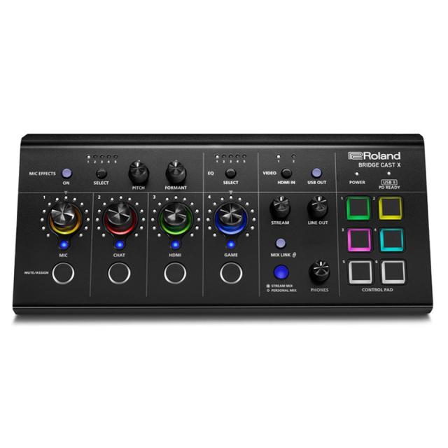 他サイト： Roland BRIDGE CAST X(ビデオ・キャプチャー機能搭載デュアルバス・ストリーミング・ミキサー)(ローランド)(ブの商品画像