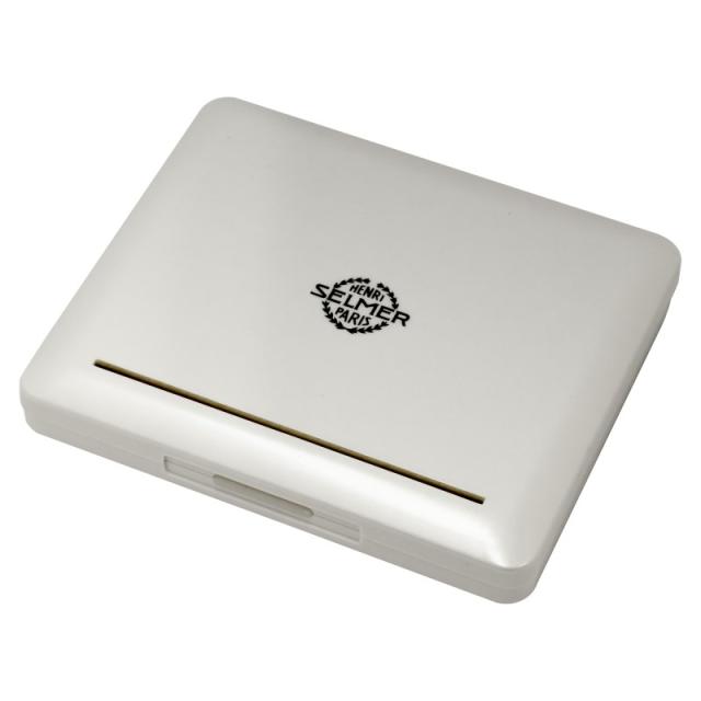 他サイト： NONAKA 【カラー:パールホワイト】セルマーロゴ入り リードケース アルトサックス用 プラスティック製(10枚入り)の商品画像