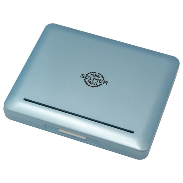 他サイト： NONAKA 【カラー:パステルブルー】セルマーロゴ入り リードケース テナーサックス用 プラスティック製(10枚入り)の商品画像