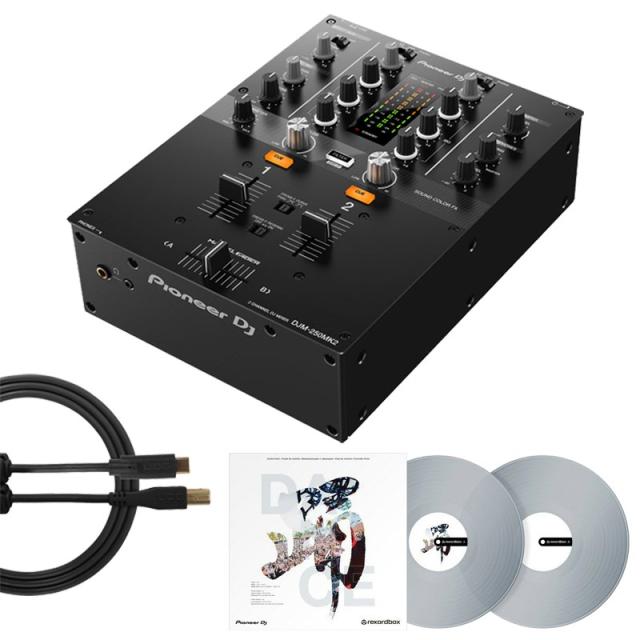 他サイト： Pioneer DJ DJM-250MK2 + コントロールヴァイナルRB-VD2-CL+ UDG製 USBタイプC-Bケーブルの商品画像