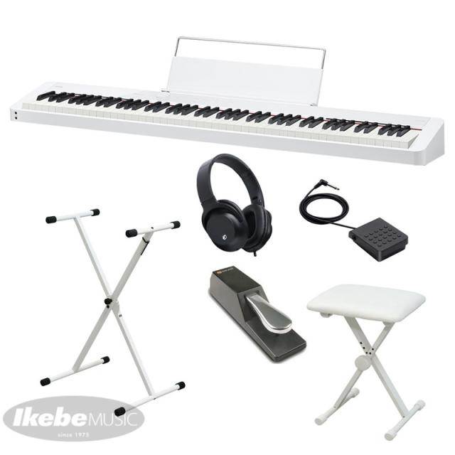 他サイト： CASIO カシオ Privia PX-S1100WE+X型スタンド+X型イス+ダンパーペダルセット【代引不可】【沖縄・離島送料の商品画像