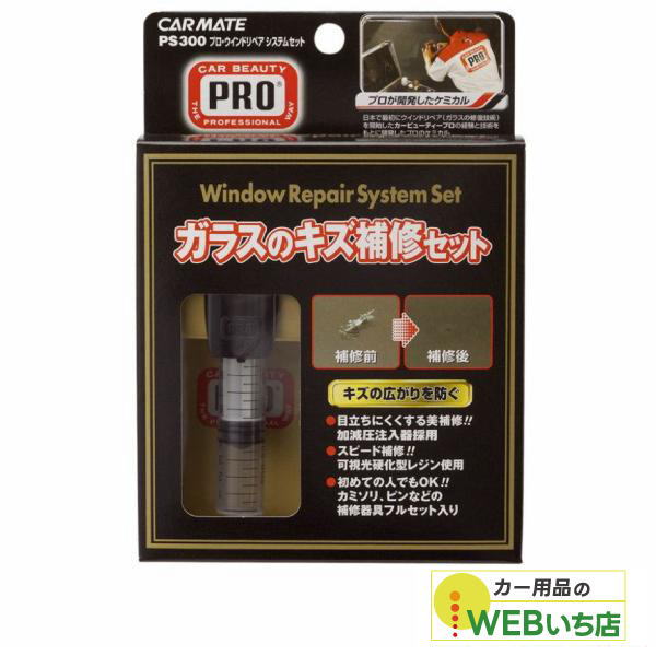 他サイト： CARMATE カーメイト PS300 プロ・ウインドリペアシステムセットの商品画像