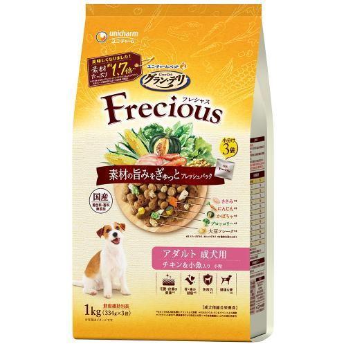 他サイト： グラン・デリ フレシャス(Gran Deli Frecious) アダルト成犬用 チキン&小魚入り 1kg /グラン・デリ フレの商品画像