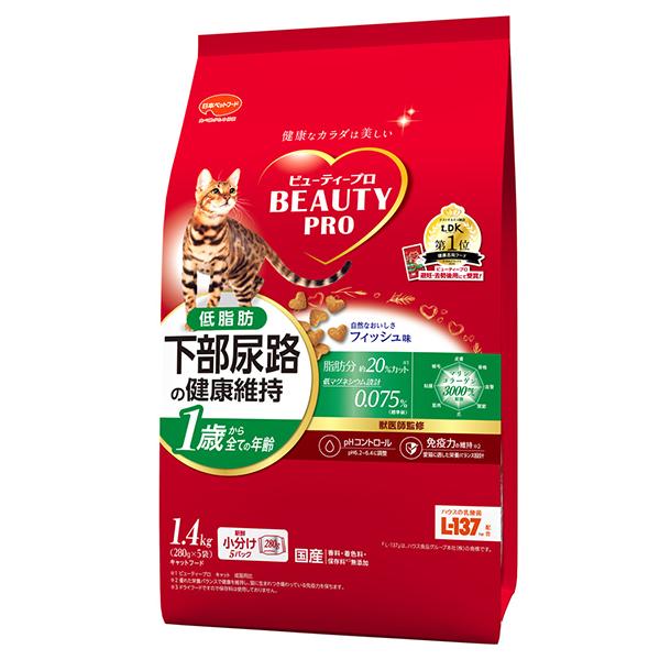 他サイト： ビューティープロ キャット 猫下部尿路の健康維持低脂肪 1歳から1.4kg/ ビューティープロ キャットフード ドライ(4902の商品画像
