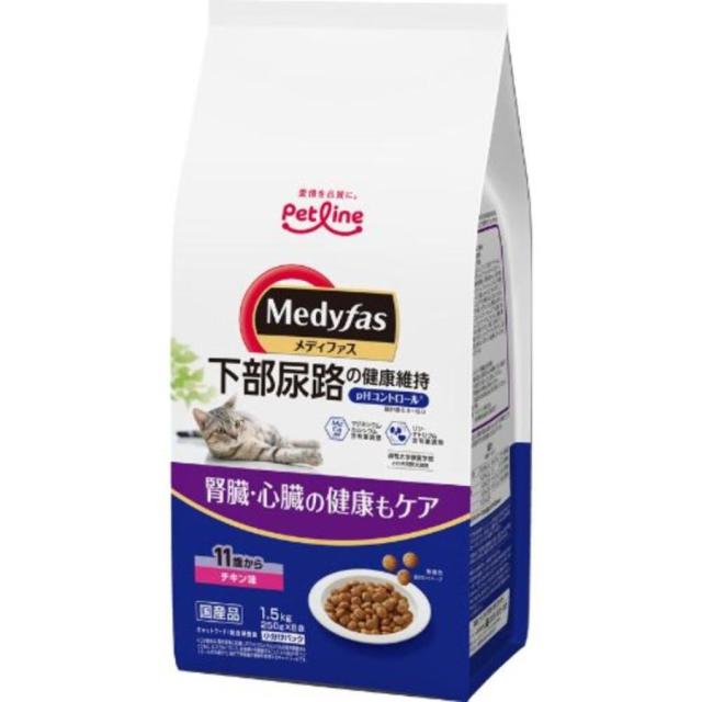 他サイト： メディファス 11歳から チキン味 1.5kg /メディファス キャットフード ドライ(4902418069241)の商品画像