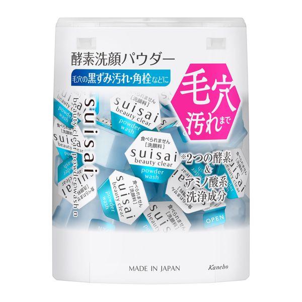 他サイト： カネボウ suisai(スイサイ)ビューティクリア パウダーウォッシュN  0.4g×32個入 /カネボウ スイサイ 酵素洗顔パの商品画像