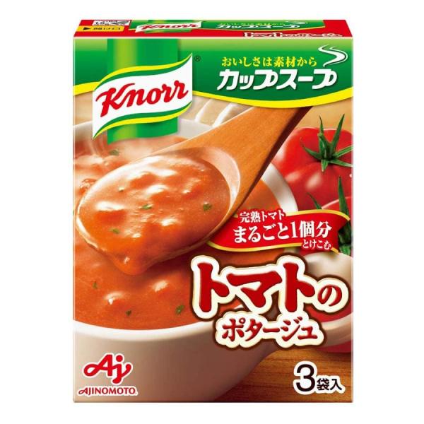 他サイト： 味の素 クノール カップスープ 完熟トマトまるごと1個分使ったポタージュ (3袋入)×10個セット/クノール カップスープ(49の商品画像