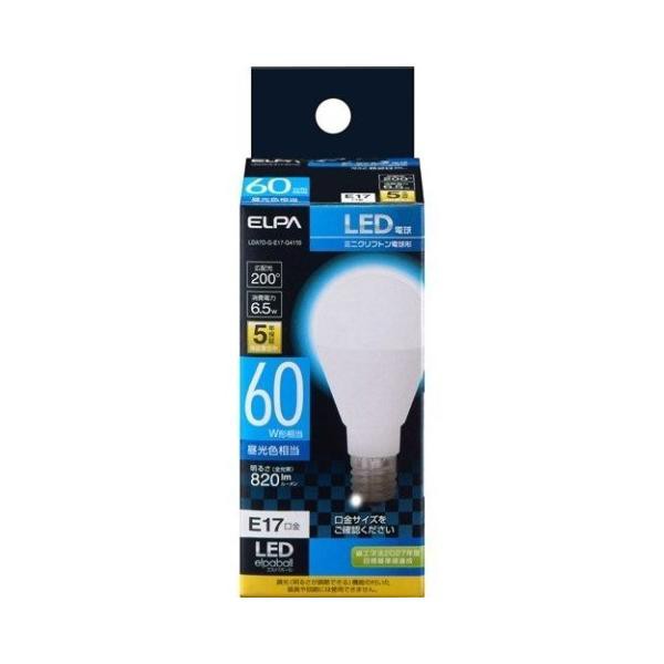 他サイト： ELPA LED電球 ミニクリプトン形 LDA7D−G−E17−G4105(4901087219865)の商品画像