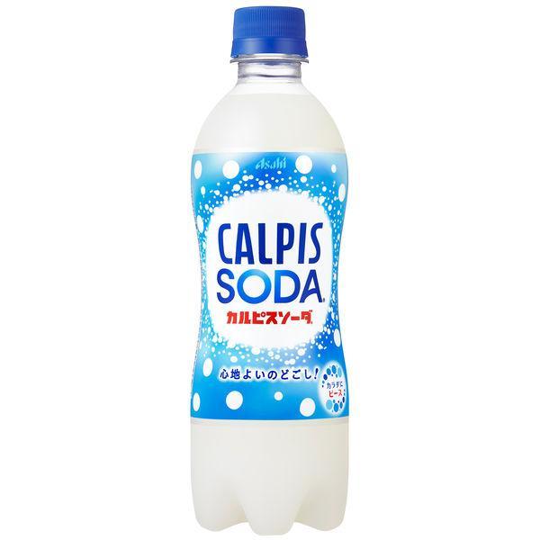 他サイト： カルピスソーダ 500ml (24本セット 1ケース) /カルピス 炭酸飲料(4901340010543)の商品画像