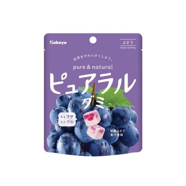 他サイト： ピュアラルグミ ぶどう 58g×8個セット /ピュアラルグミ(4901550269410)の商品画像