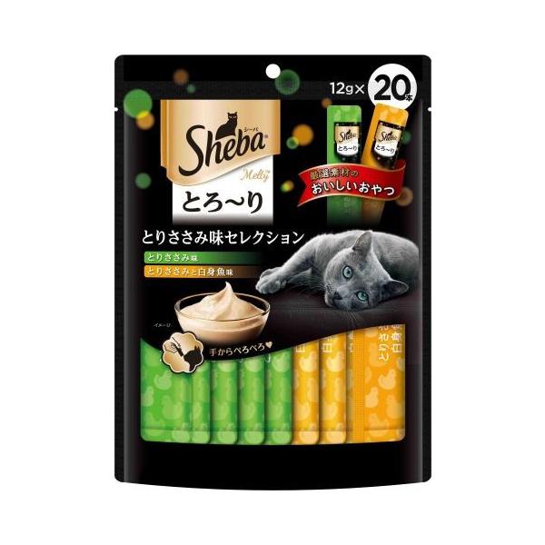 他サイト： シーバ とろ〜り メルティ とりささみ味セレクション 12g×20P /シーバ 猫用 おやつ(4902397845171)の商品画像