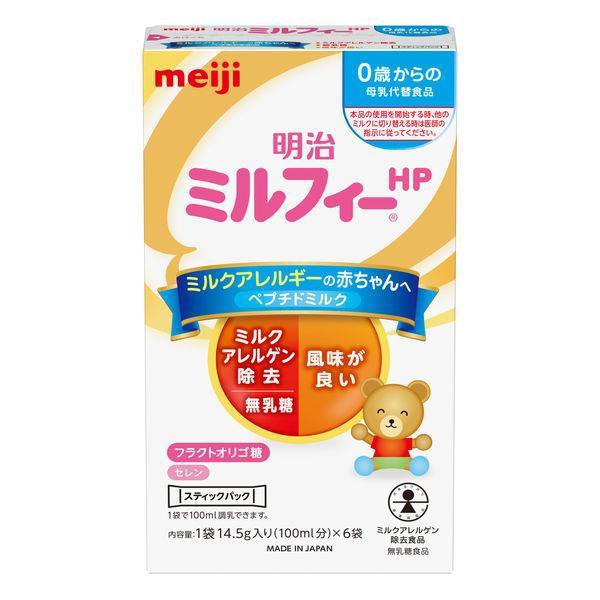 他サイト： 明治 ミルフィー HP スティックパック 14.5g×6本入(4902705001411)の商品画像