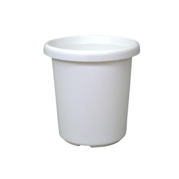 他サイト： アップルウェアー 長鉢F型 8号ホワイト /植木鉢 プラスチック・プランター(4905980023017)の商品画像
