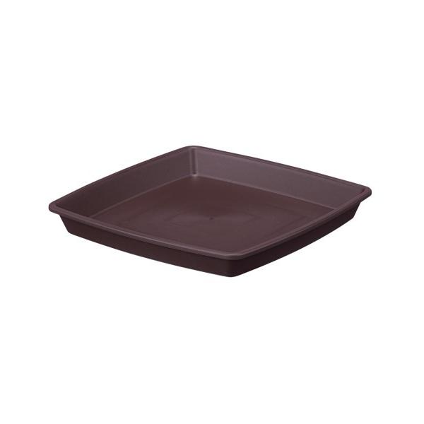 他サイト： アップルウェアー クラフトスクエアプレート 25型ダークブラウン /植木鉢 プラスチック・プランター 受け皿(490598043の商品画像