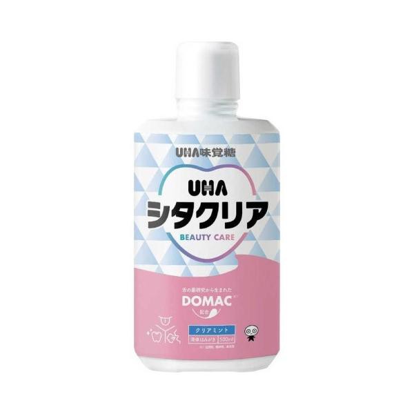 他サイト： UHA味覚糖 シタクリア 液体はみがき クリアミント 500ml/デンタルリンス マウスウォッシュ(4970694205264)の商品画像