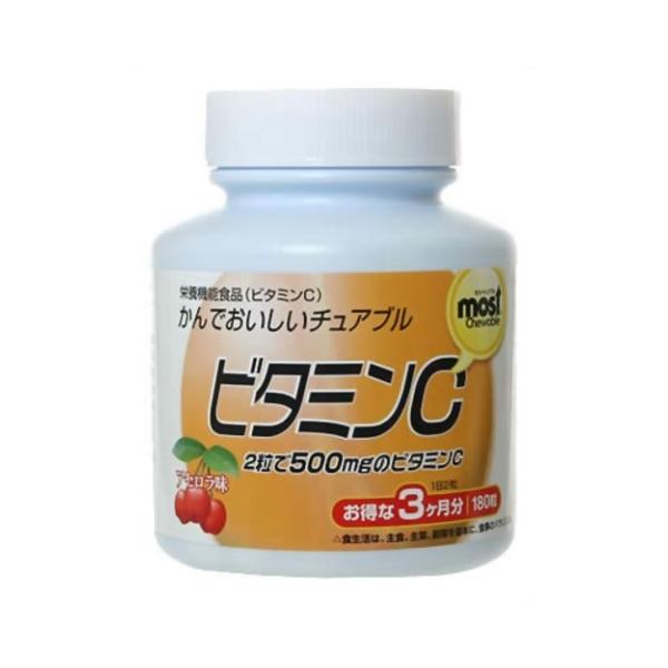 他サイト： オリヒロ MOSTチュアブルビタミンC 180粒/ MOSTチュアブル サプリメント(4971493104062)の商品画像