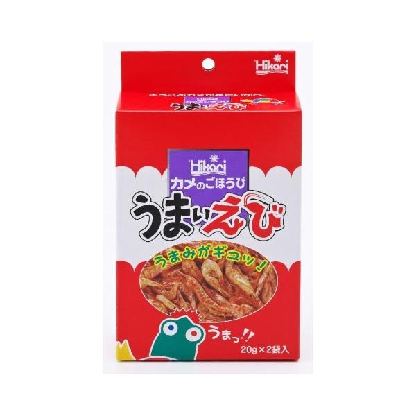 他サイト： キョーリン カメのごほうび うまいえび 20g×2袋入り /キョーリン カメ おやつ(4971618868114)の商品画像