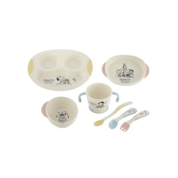 他サイト： リッチェル ピーナッツ コレクション ステップアップできたね! お食事セット /ベビー 食器(4973655215968)の商品画像