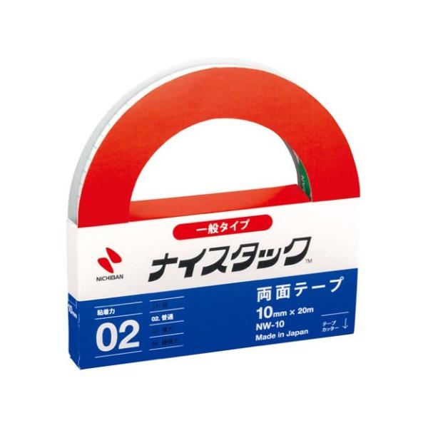 他サイト： ニチバン ナイスタック両面テープ10mm NW−10/ ニチバン 両面テープ(4987167000196)の商品画像