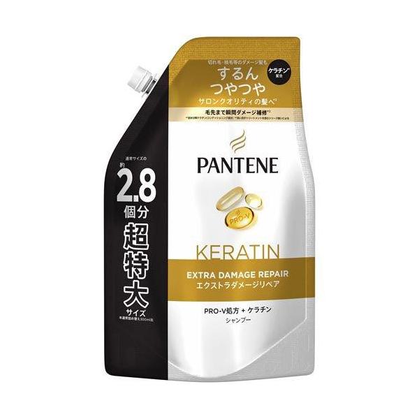 他サイト： パンテーン エクストラダメージケア シャンプー つめかえ 超特大サイズ 860ml/髪 ヘア(4987176100368)の商品画像
