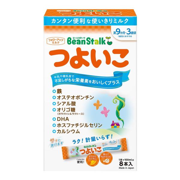 他サイト： ビーンスタークつよいこスティック112g/ベビー 粉ミルク(4987493001461)の商品画像