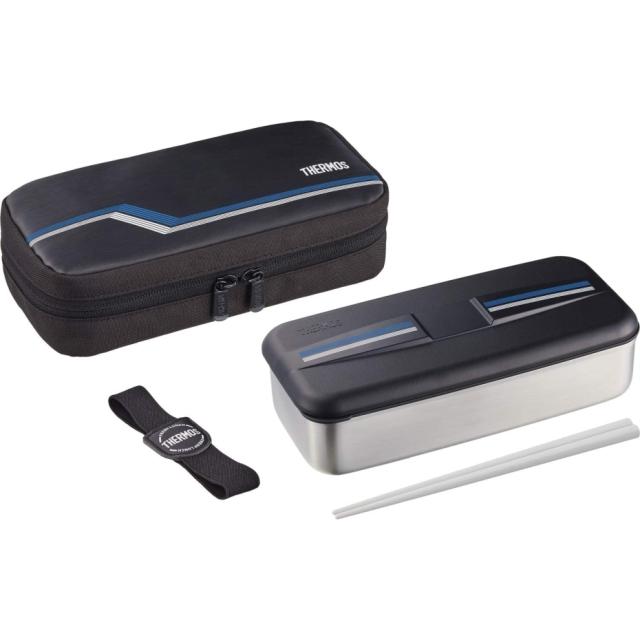 他サイト： サーモス ステンレス フレッシュランチボックス DSD-704 L-BK ラインブラック 700ml JANコード 456234の商品画像
